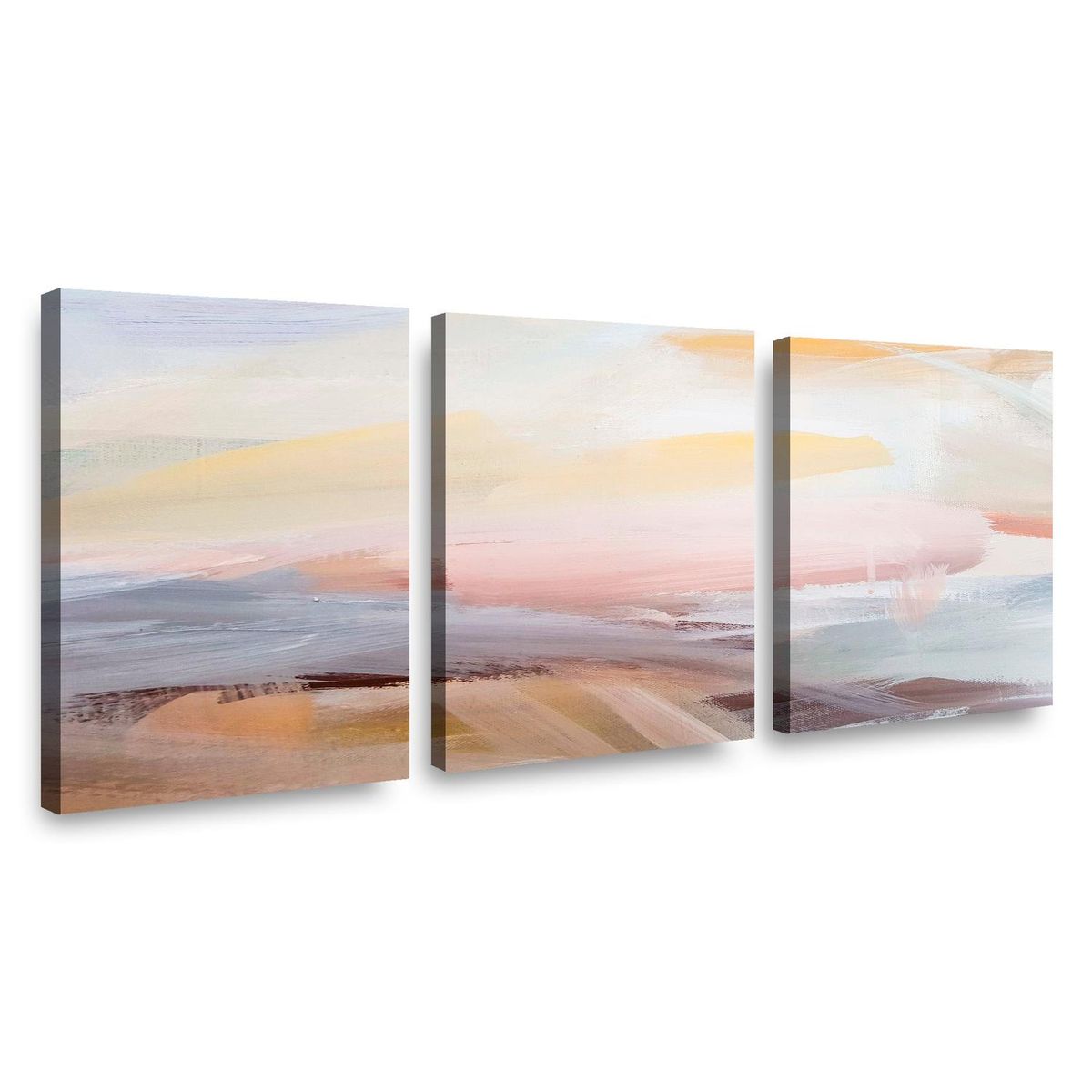 RETELA - Canvas trio Centenar - Multicolor