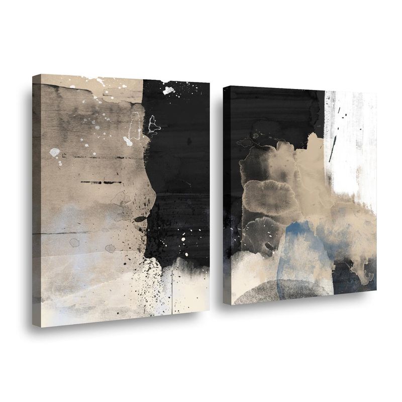 RETELA - Canvas duo Nocturne - Multicolor - 70x50 cm