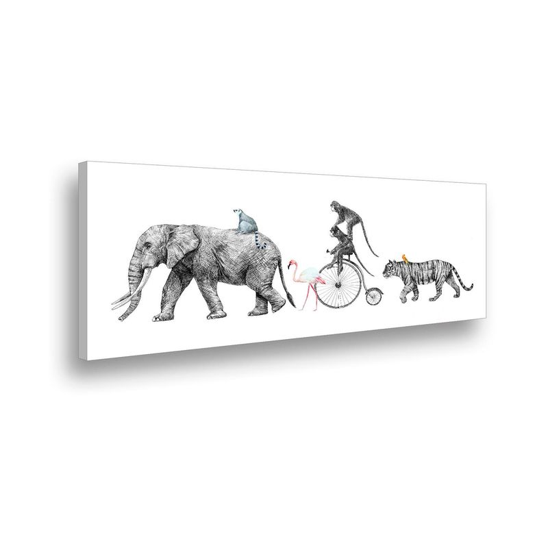 RETELA - Canvas Circo - Multicolor - 90x45 cm