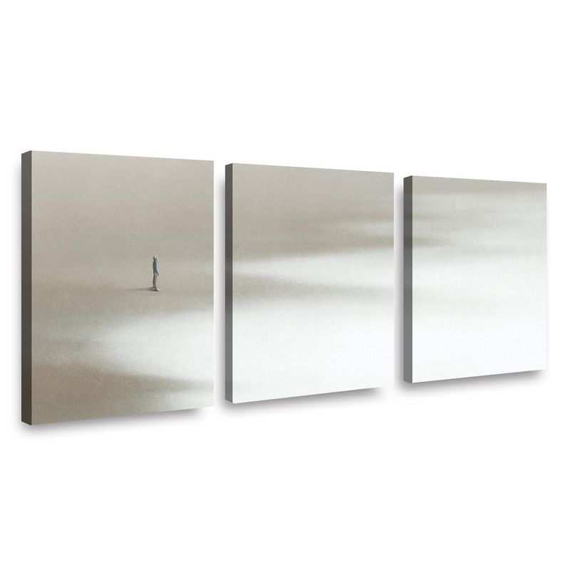 RETELA - Canvas trio Sombras Del Pasado - Multicolor - 70x50 cm