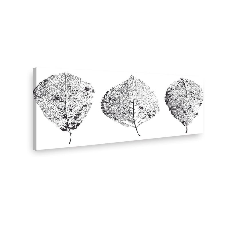 RETELA - Canvas Calco de Hojas - Multicolor - 90x45 cm