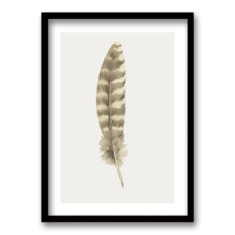 RETELA - Cuadro Plume 3 - Cafe - 50x35 cm