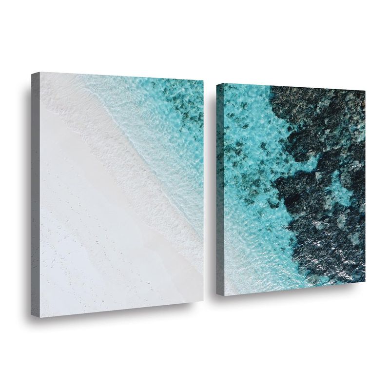 RETELA - Canvas duo Orilla Cristalina - Multicolor - 60x40 cm