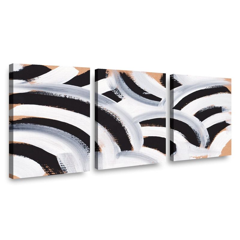 RETELA - Canvas trio Arcos - Multicolor - 70x50 cm