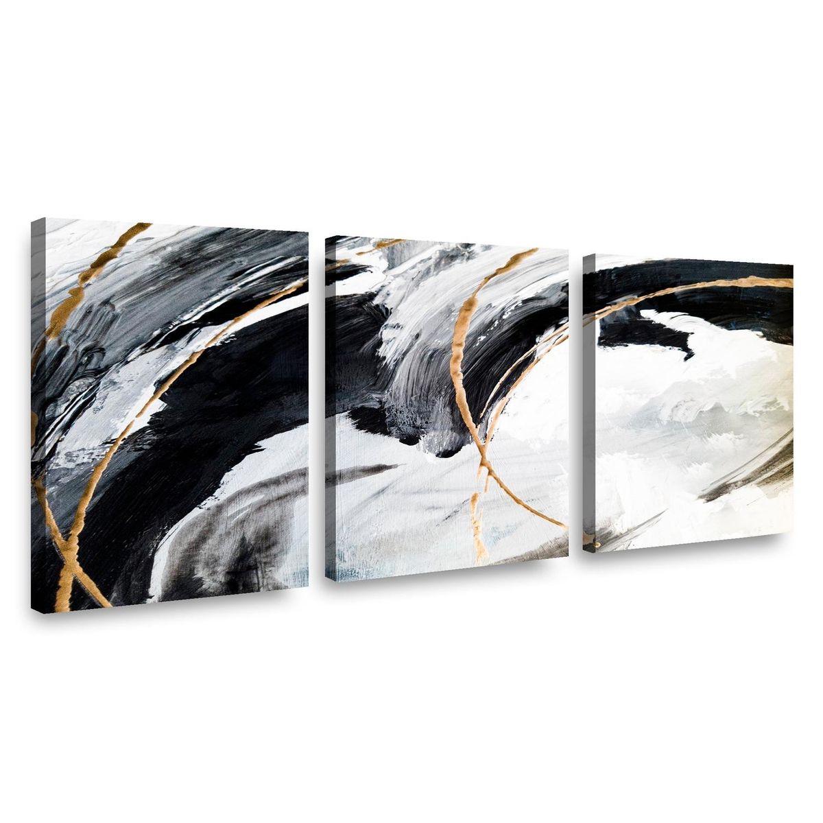 RETELA - Canvas trio Black Nam - Multicolor