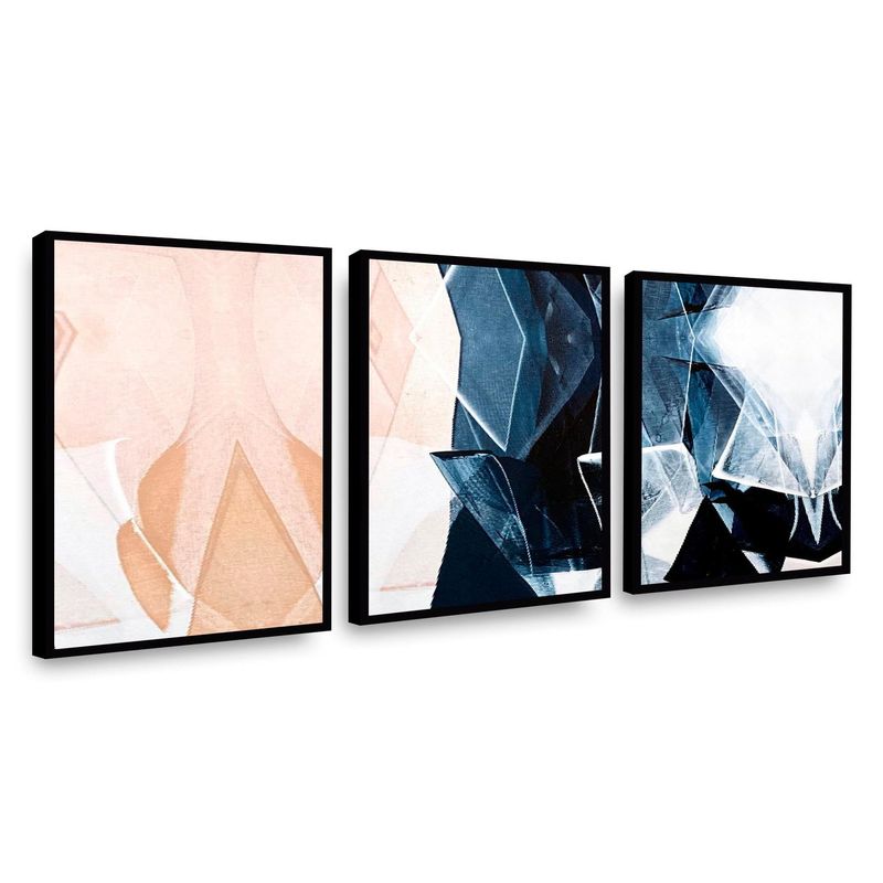 RETELA - Canvas trio Abstracto Rombox - Multicolor - Enmarcado