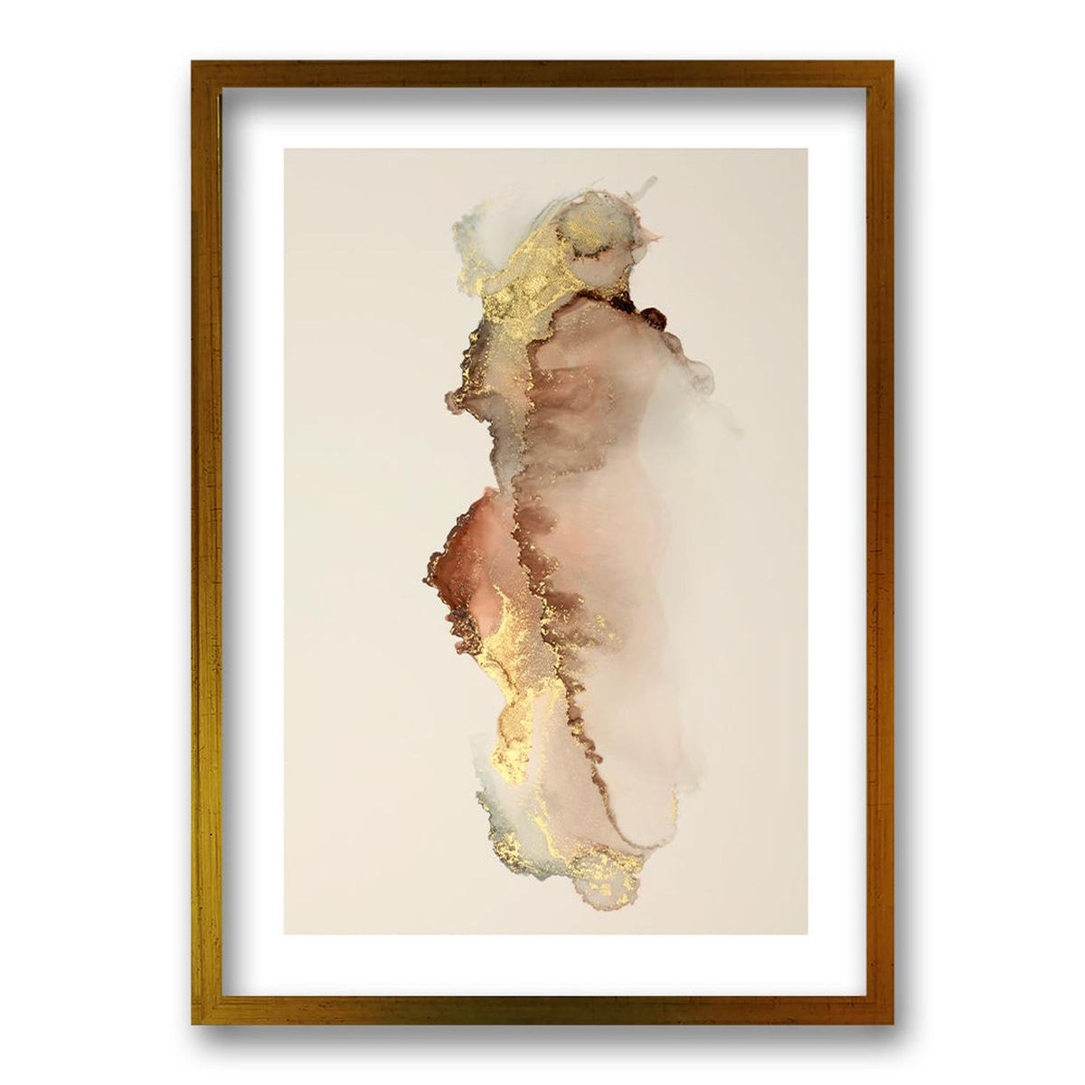 RETELA - Cuadro Femelle - Dorado - 50x35 cm