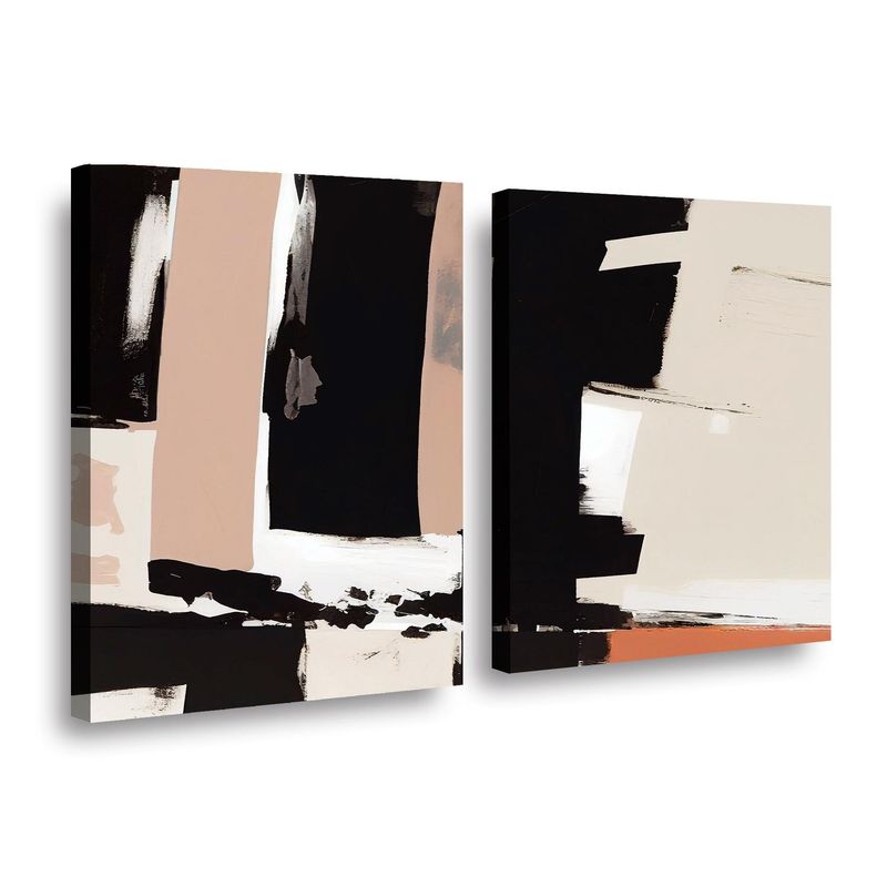 RETELA - Canvas duo Espectro Recortado - Multicolor - 70x50 cm
