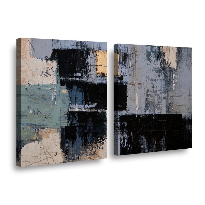 RETELA - Canvas duo Fragmentos de Color - Multicolor - 70x50 cm
