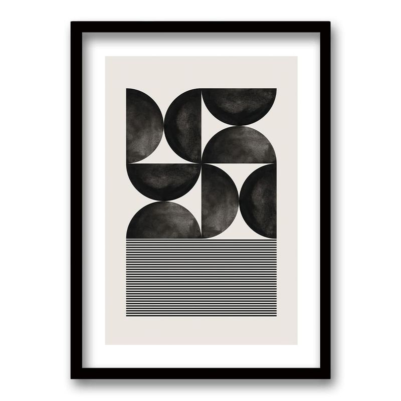 RETELA - Cuadro Deco Style III - Negro