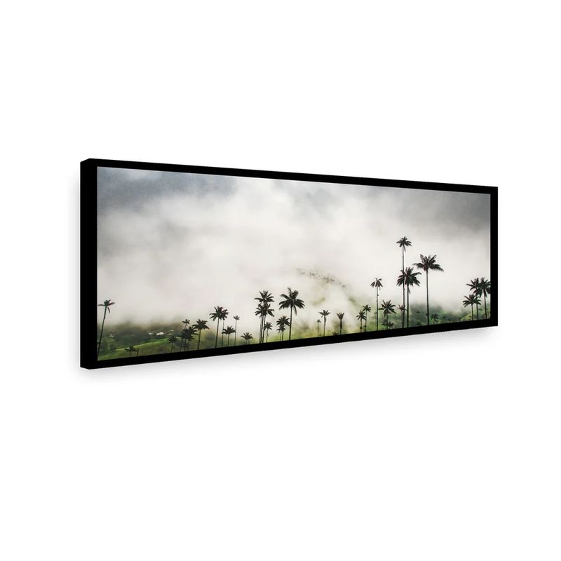 RETELA - Canvas Horizonte Verde y Celestial II - Multicolor - Enmarcado