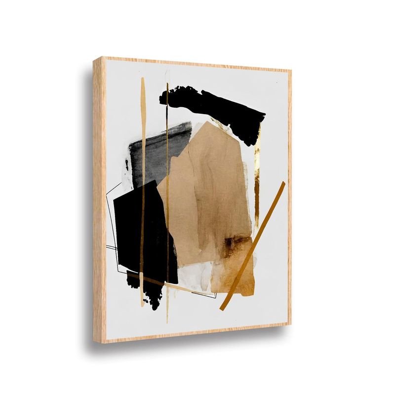 RETELA - Canvas Dimensión Dorada - Multicolor - Enmarcado