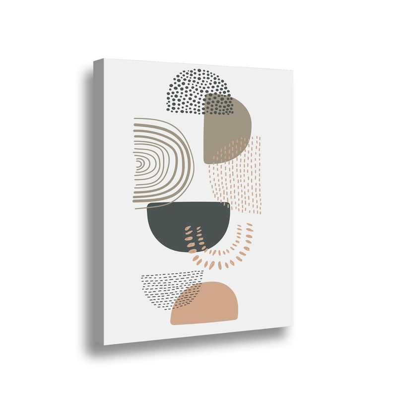 RETELA - Canvas Lines and Shapes - Multicolor - 70x50 cm