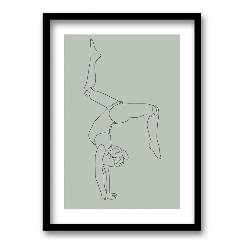 RETELA - Cuadro Serenity in Silhouette II - Negro