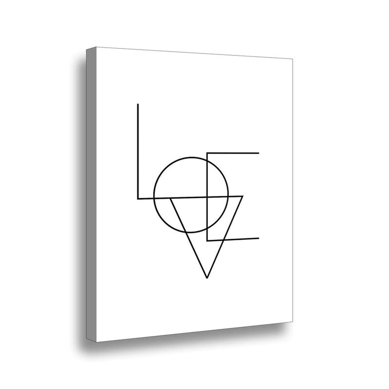 RETELA - Canvas Love - Multicolor - 70x50 cm