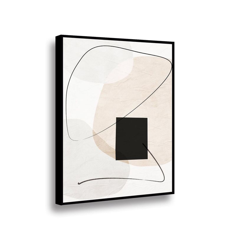 RETELA - Canvas Fragmentos y Líneas III - Multicolor - Enmarcado