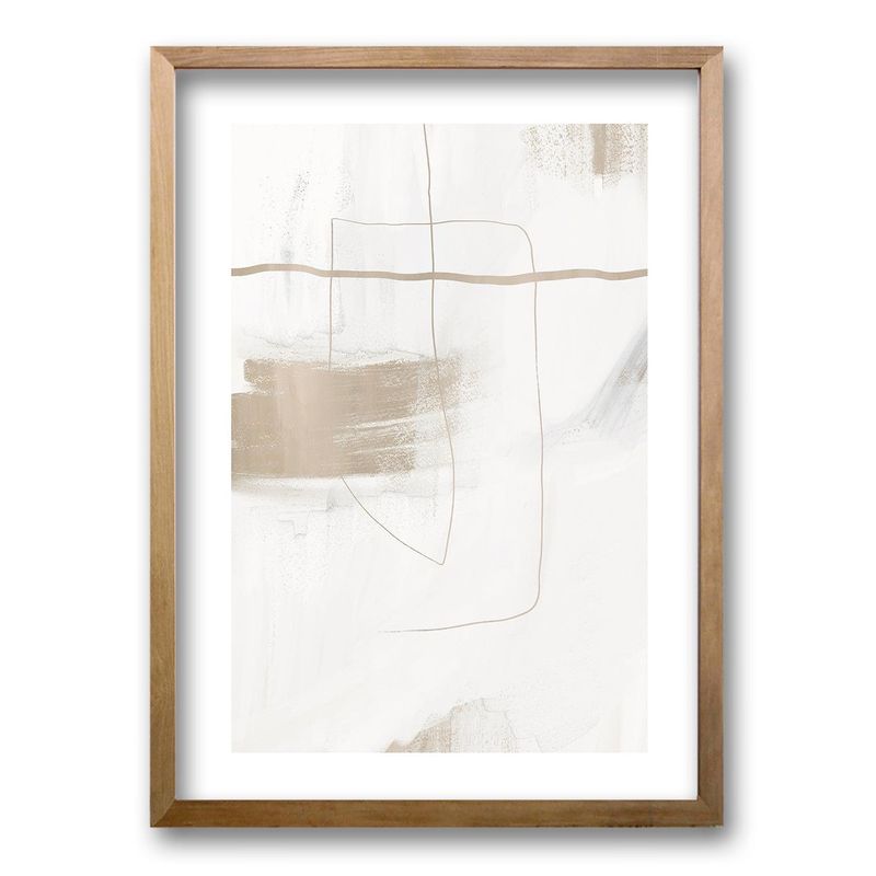 RETELA - Cuadro Sinfonía de Ámbar - Cafe - 70x50 cm