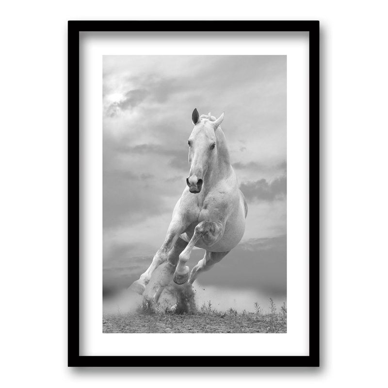 RETELA - Cuadro Luz y Sombra II - Negro - 50x35 cm