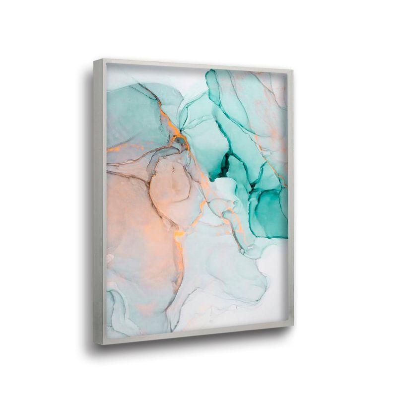 RETELA - Canvas Marmol II - Multicolor - Enmarcado