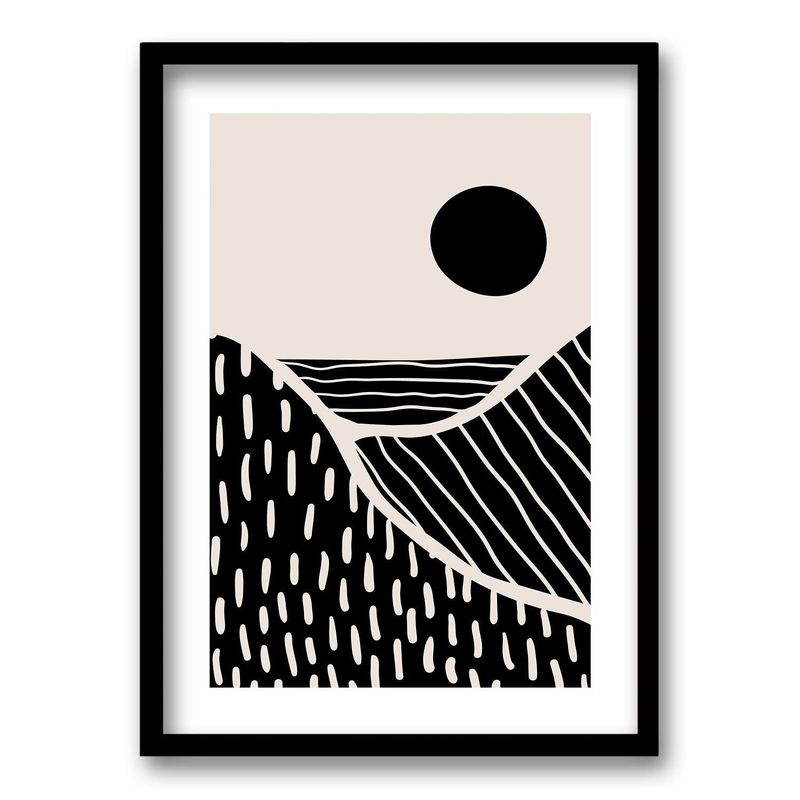 RETELA - Cuadro Formaciones Abstractas II - Negro