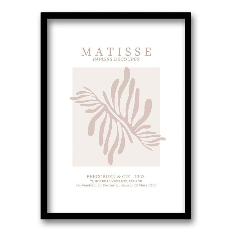 RETELA - Cuadro Matisse Rose II - Negro
