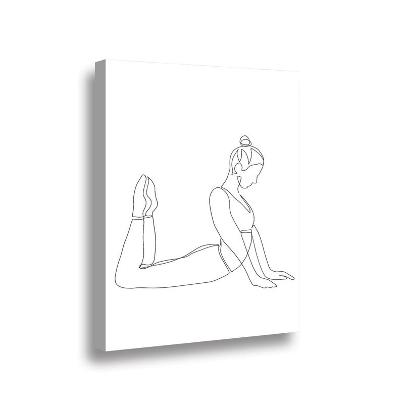 RETELA - Canvas Serenity in Silhouette - Multicolor - 70x50 cm
