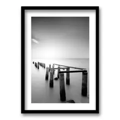 RETELA - Cuadro Agua Negra II - Negro - 50x35 cm
