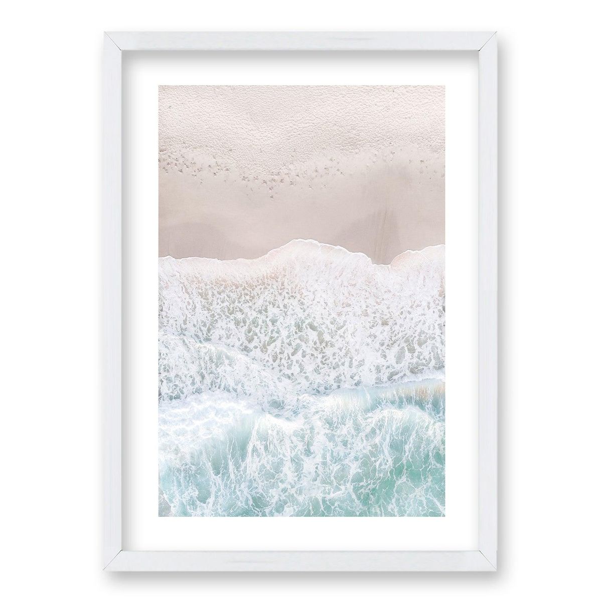 RETELA - Cuadro Tranquilidad Costera - Blanco