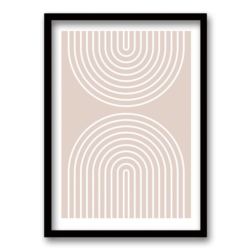RETELA - Cuadro Arco II - Negro - 70x50 cm
