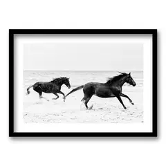 RETELA - Cuadro Trote - Negro - 70x50 cm