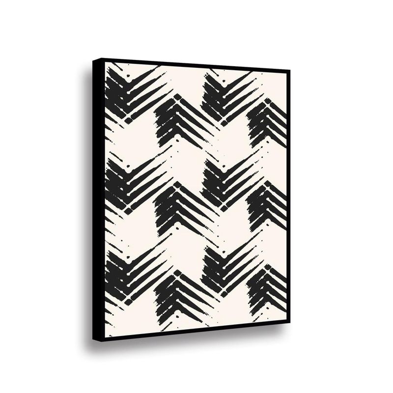RETELA - Canvas Chevron I - Multicolor - Enmarcado