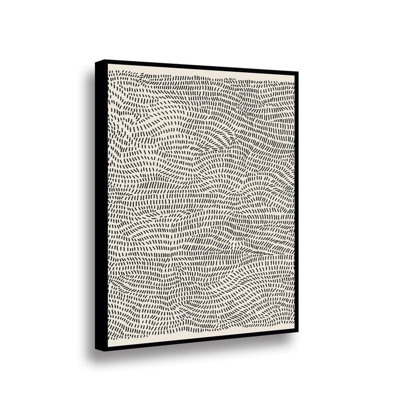 RETELA - Canvas Frenesí Lineal VII - Multicolor - Enmarcado