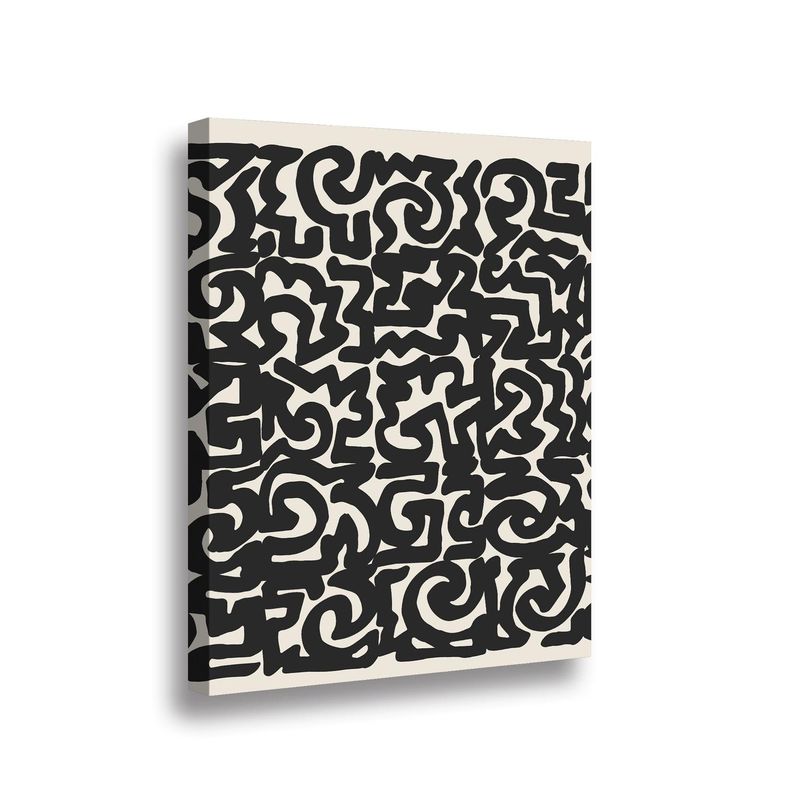 RETELA - Canvas Frenesí Lineal VIII - Multicolor - 70x50 cm
