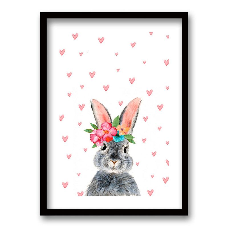 RETELA - Cuadro Lapin II - Negro