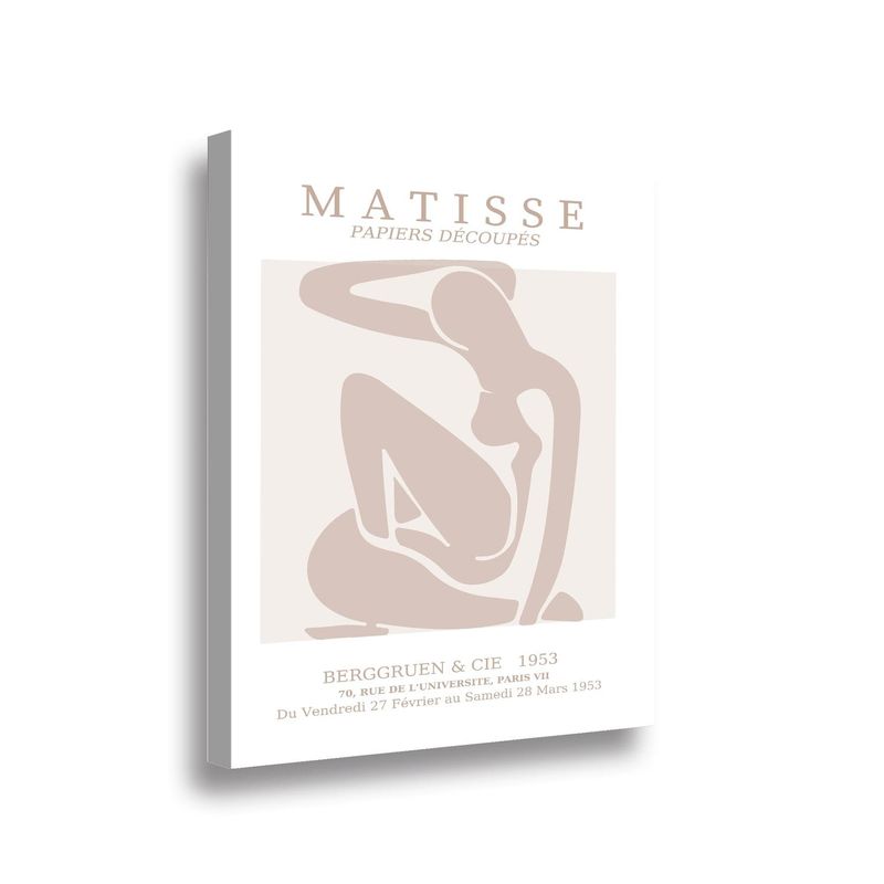 RETELA - Canvas Matisse Rose - Multicolor - 70x50 cm