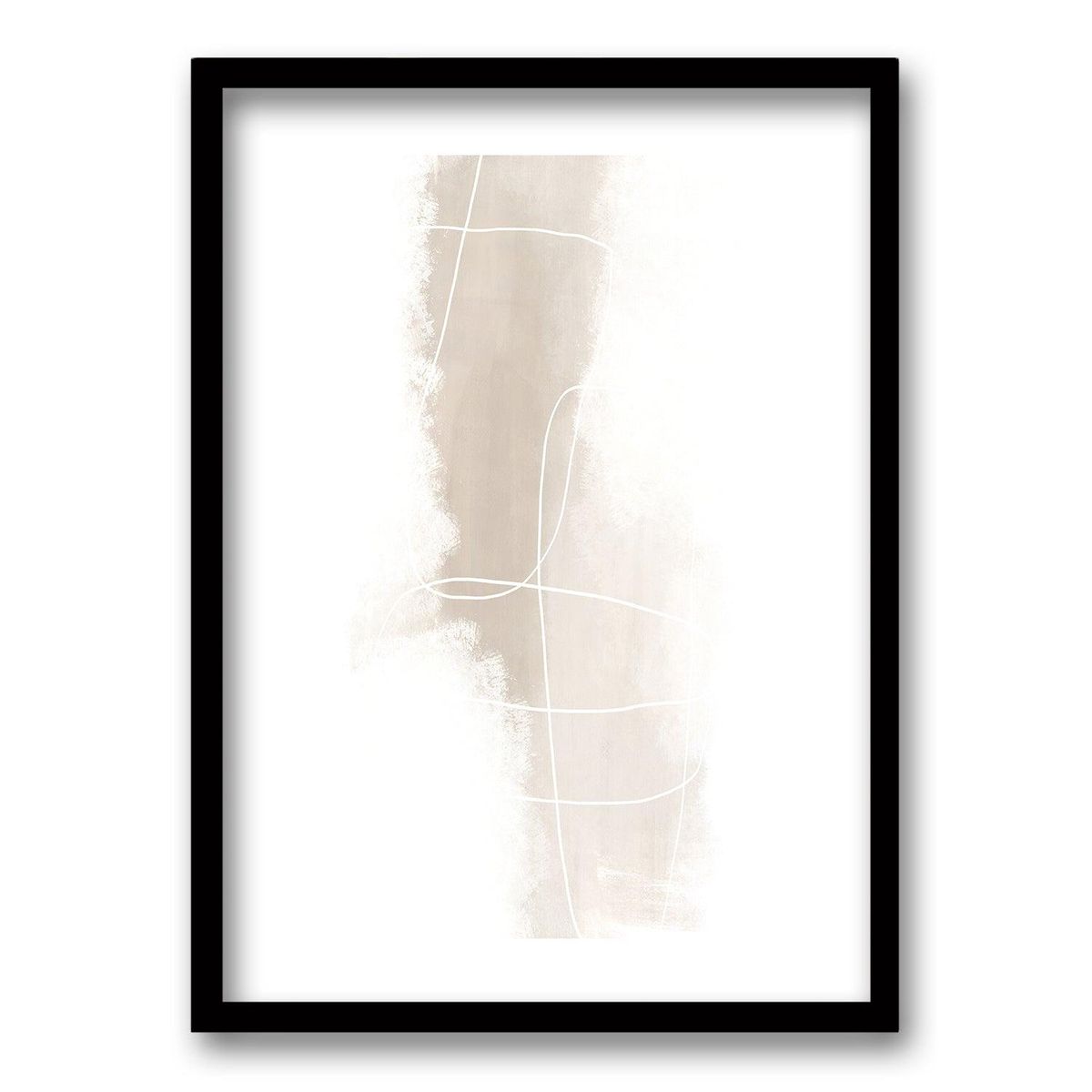 RETELA - Cuadro Sinfonía de Ámbar II - Negro