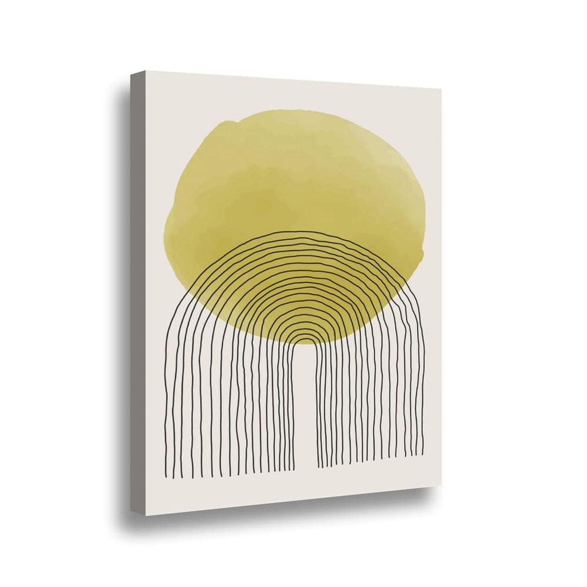 RETELA - Canvas Yellow IV - Multicolor - 70x50 cm