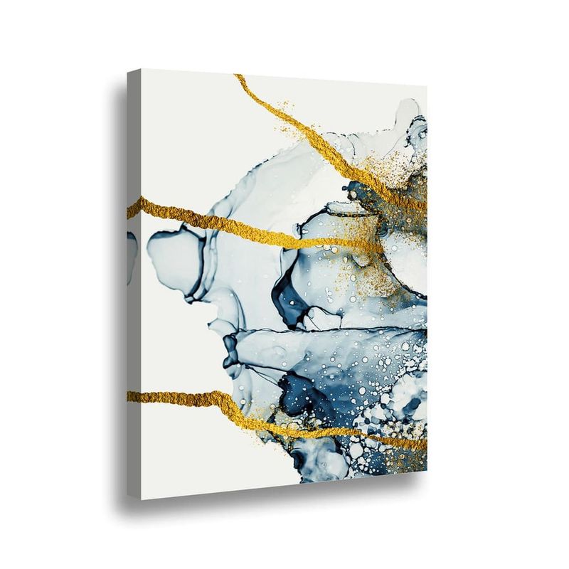 RETELA - Canvas Mar Dorado II - Multicolor - 70x50 cm