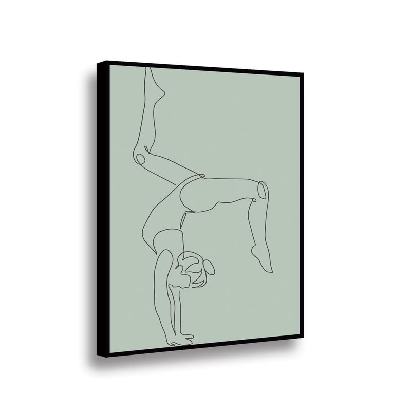 RETELA - Canvas Serenity in Silhouette II - Multicolor - Enmarcado