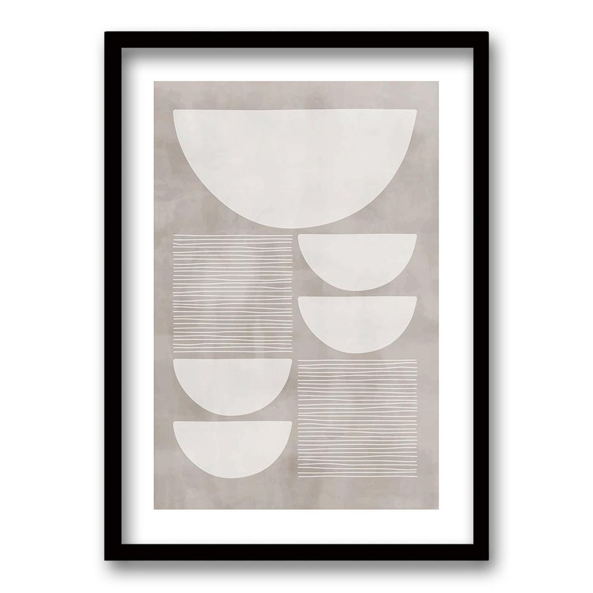 RETELA - Cuadro Sur - Negro - 70x50 cm