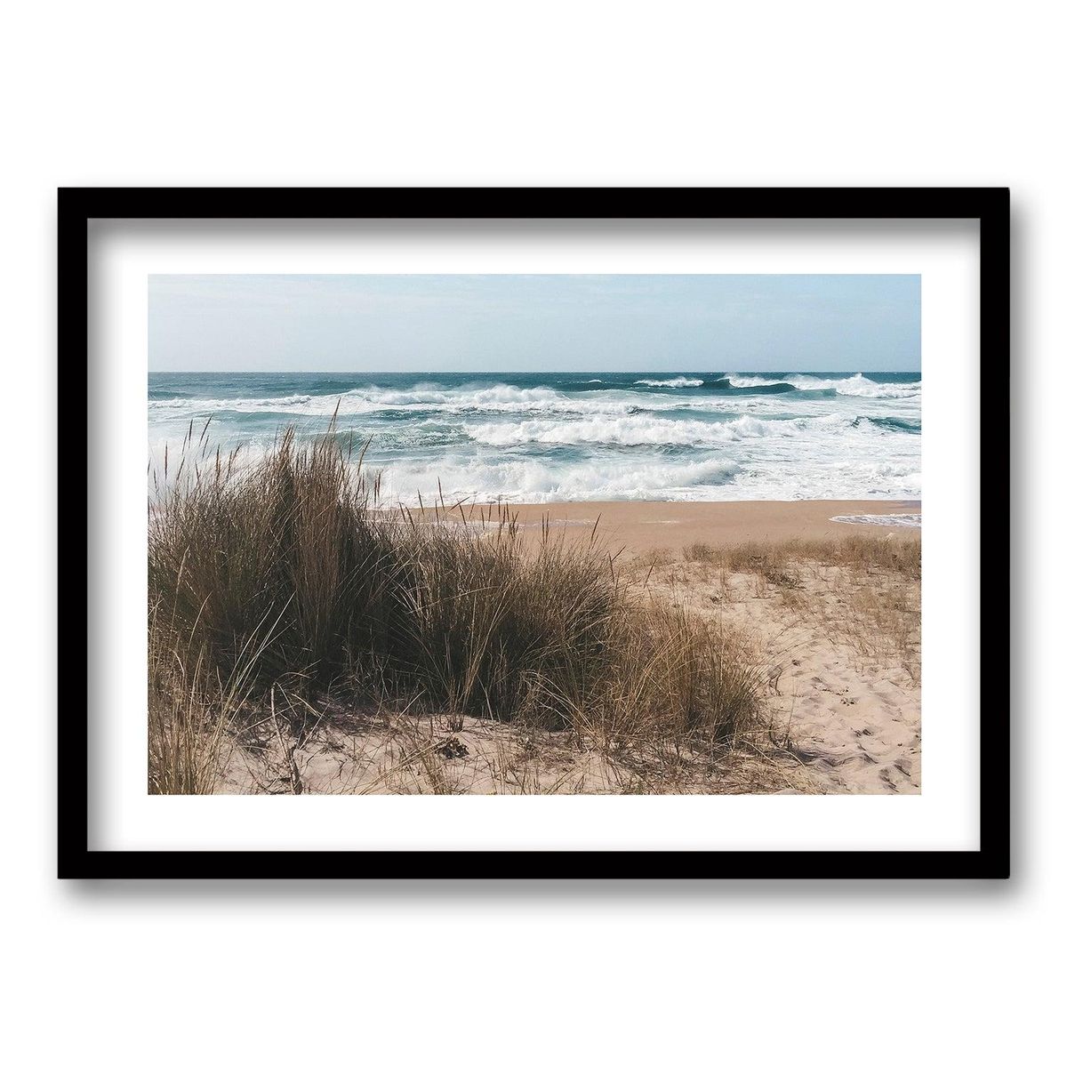 RETELA - Cuadro Orilla de Mar II - Negro - 40x30 cm