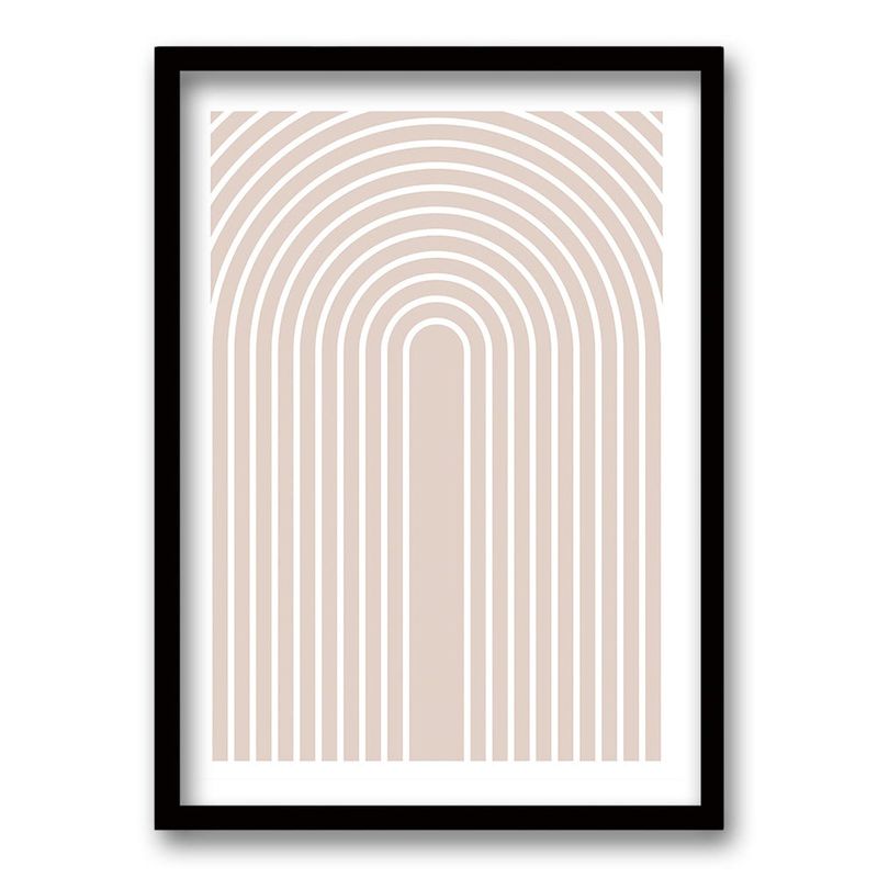 RETELA - Cuadro Arco III - Negro - 50x35 cm