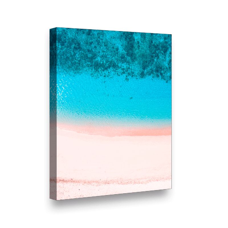 RETELA - Canvas Mar Rosa - Multicolor - 70x50 cm