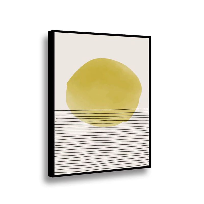 RETELA - Canvas Yellow I - Multicolor - Enmarcado