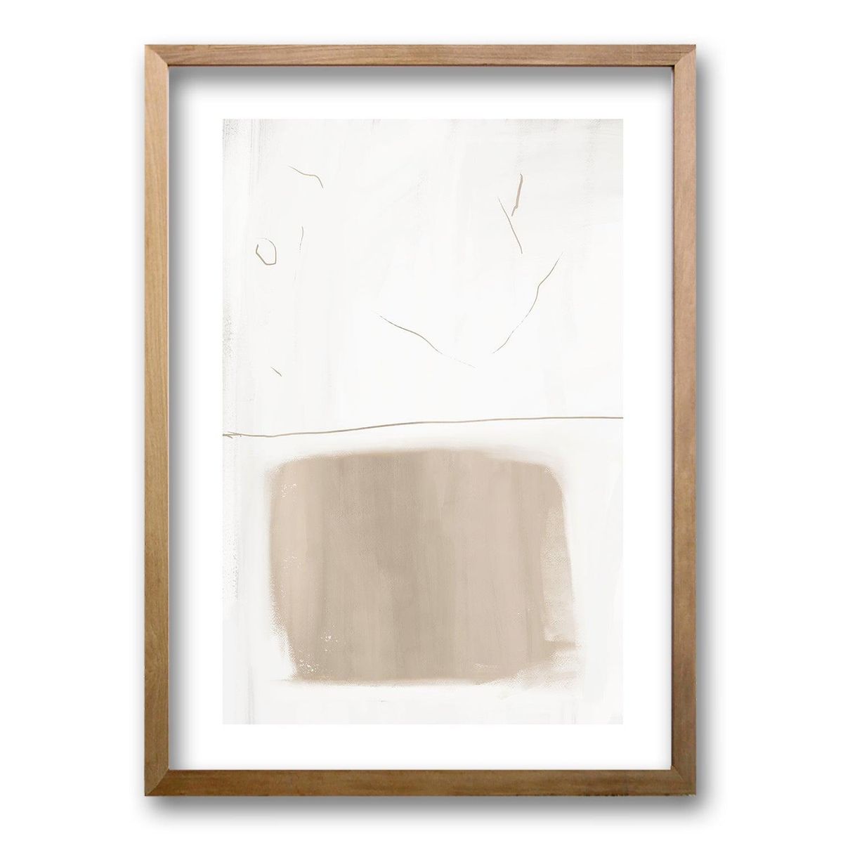 RETELA - Cuadro Sinfonía de Ámbar III - Negro