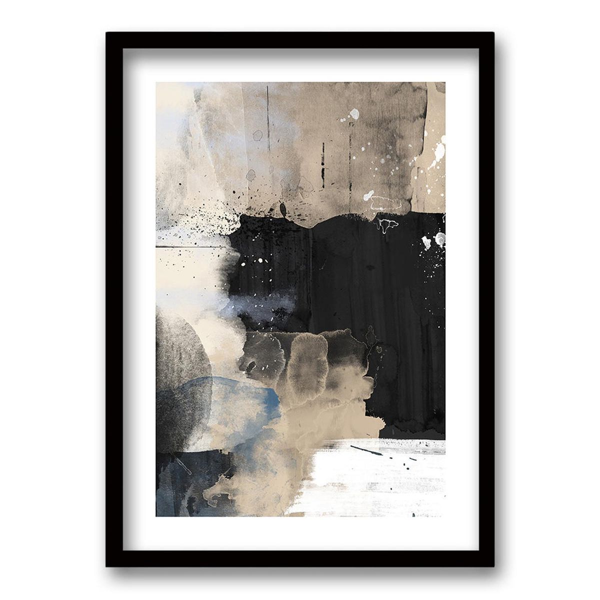 RETELA - Cuadro Nocturne - Negro - 70x50 cm