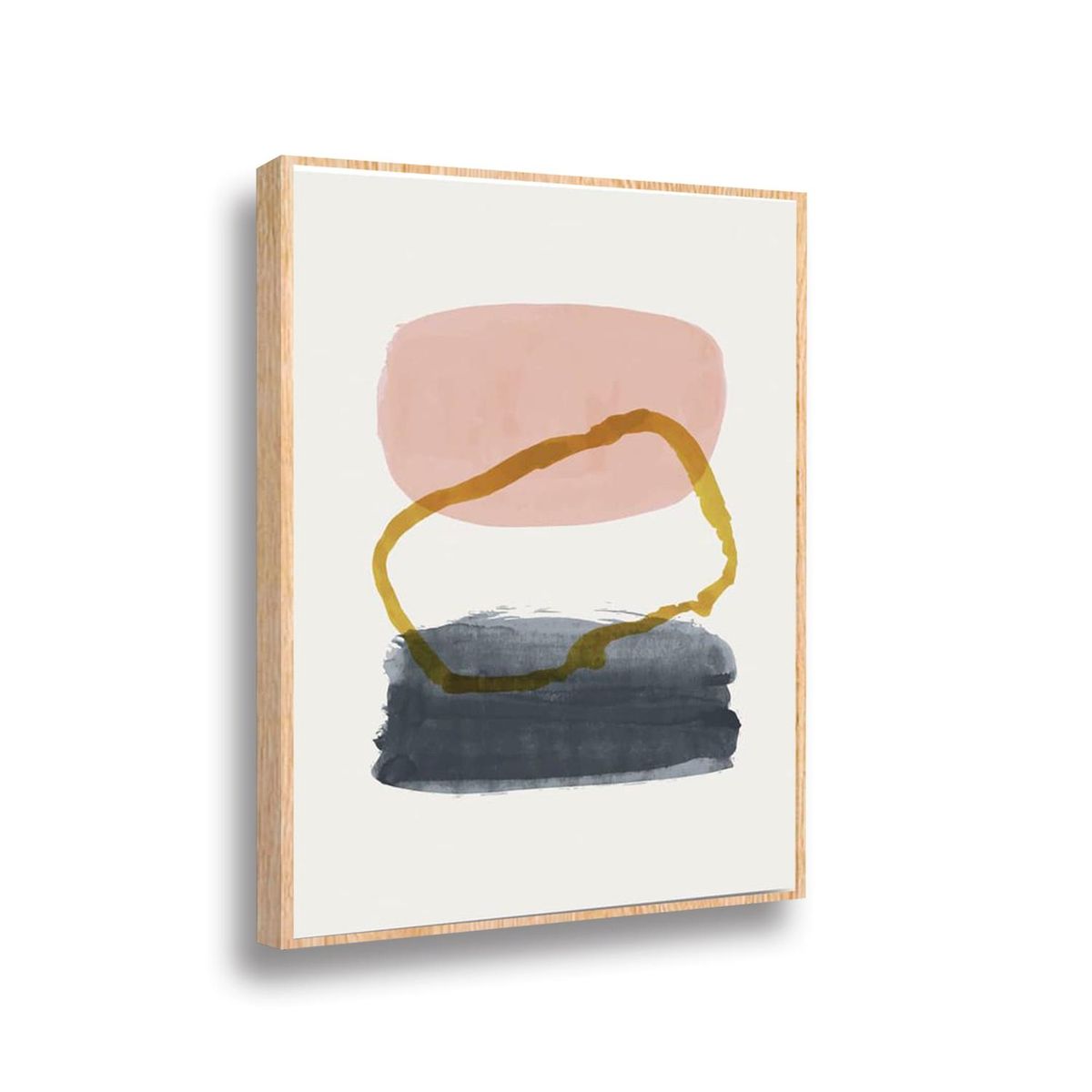 RETELA - Canvas Cir II - Multicolor - Enmarcado