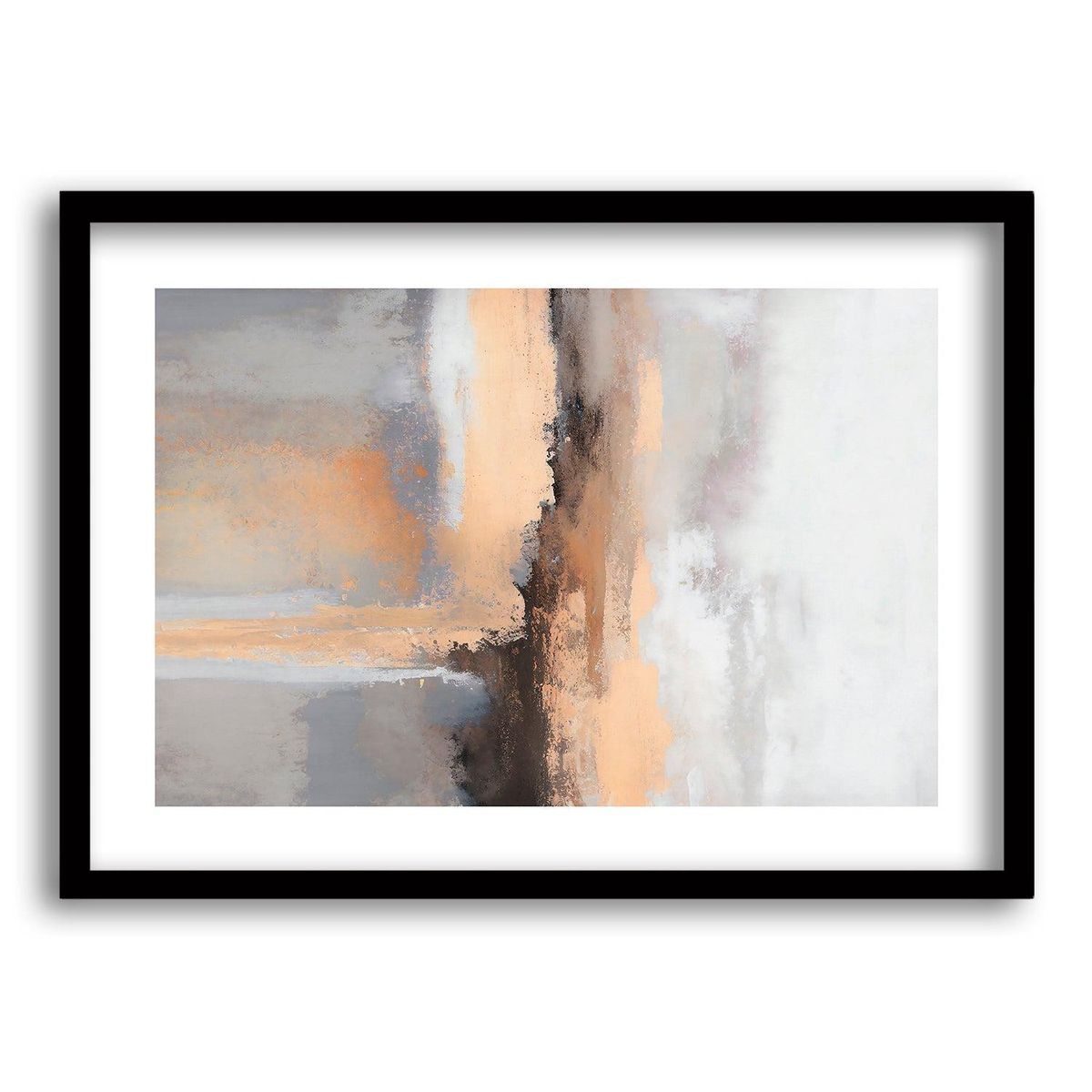 RETELA - Cuadro Ruptura de Color - Negro - 40x30 cm