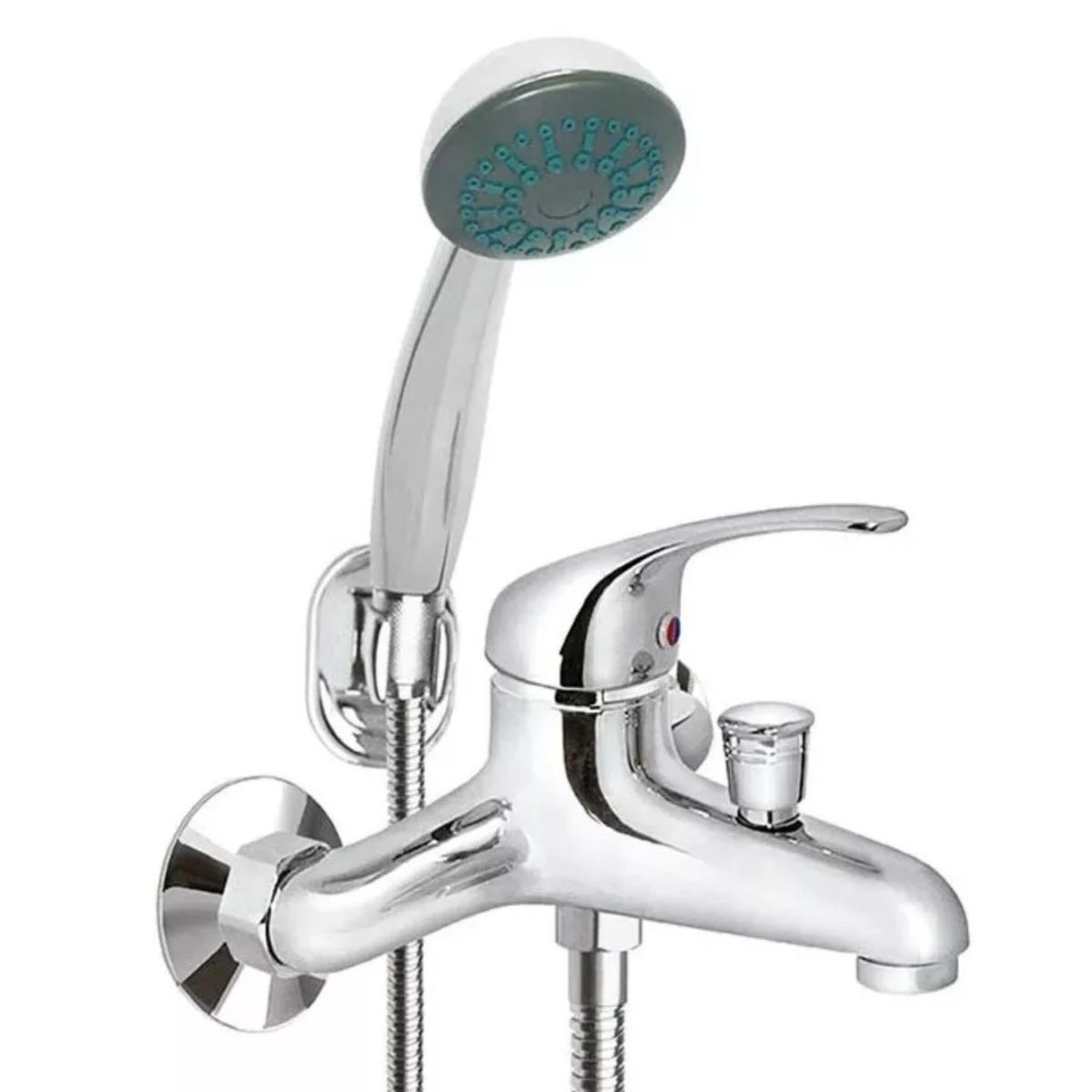 GENERICO - Llave Monomando Ducha Tina Metálica Con Accesorios Yts