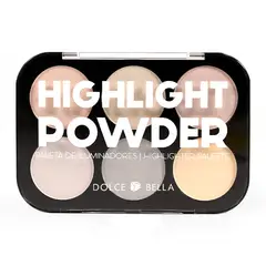 DOLCE BELLA - PALETA DE ILUMINADORES 6 TONOS